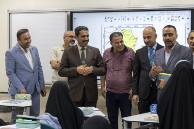 المشاركون في الملتقى التربوي يطلعون على عدد من مشاريع العتبة العباسية المقدسة