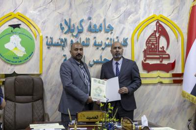 العتبة العباسية المقدسة تقيم ورشة تدريبية عن السلامة المهنية في جامعة كربلاء