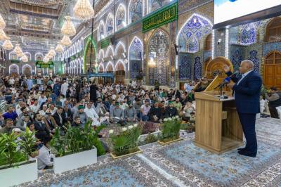 بالتعاون مع العتبتين المقدستين.. جمهور طرف باب الخان يحيي ذكرى ولادة السيدة زينب (عليها السلام)