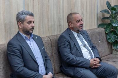 وفد العتبة العباسية المقدسة يبحث مع العتبة الحسينية المقدسة آلية مسير الطالبات في حفل تخرج بنات الكفيل