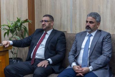 وفد العتبة العباسية المقدسة يبحث مع العتبة الحسينية المقدسة آلية مسير الطالبات في حفل تخرج بنات الكفيل