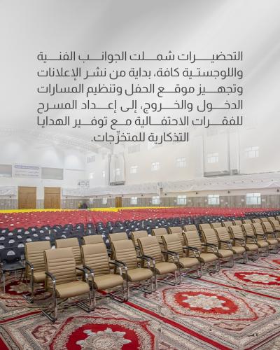 العتبة العباسية تنهي تحضيراتها لاستقبال المشارِكات في حفل تخرج بنات الكفيل