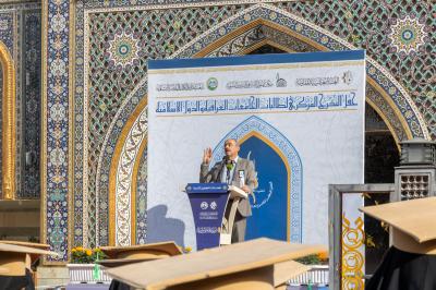 5 آلاف طالبة يرددن قسم التخرج وعهد الولاء للوطن عند مرقد أبي الفضل العباس (عليه السلام)