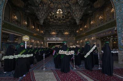 منطقة بين الحرمين الشريفين تشهد انطلاق مسيرة الطالبات المشاركات في حفل تخرج (بنات الكفيل)