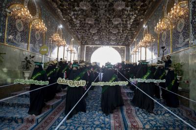 منطقة بين الحرمين الشريفين تشهد انطلاق مسيرة الطالبات المشاركات في حفل تخرج (بنات الكفيل)