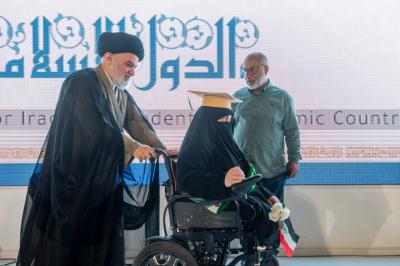 ولي أمر طالبةٍ من ذوي الهمم يشيد بجهود العتبة العباسية المقدسة لتنظيمها حفل تخرّج بنات الكفيل التاسع