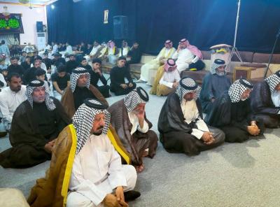 شعبة الخطابة تقيم مجلس عزاء بذكرى شهادة السيدة فاطمة الزهراء (عليها السلام) في البصرة