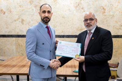 قسم التطوير يختتم دورة تدريبية عن كيفية التعامل مع الوسائل الإعلامية للمنتسبين