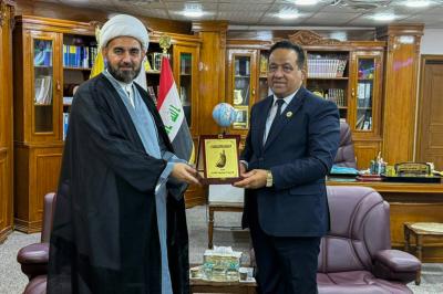 قسم الشؤون الفكرية وجامعة ذي قار يبحثان آفاق تعزيز التعاون الفكري والثقافي