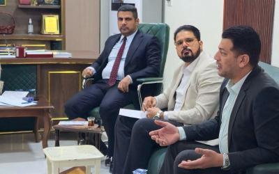 قسم شؤون المعارف يبحث سبل التعاون العلمي المشترك مع كلية الإمام الكاظم (عليه السلام)