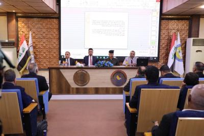 قسم الشؤون الفكرية يقيم ندوة علمية حول توثيق جرائم التطرف في جامعة البصرة