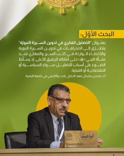 زوايا متنوعة تخوض فيها بحوث الجلسة الأولى من مؤتمر دار الرسول الأعظم (صلى الله عليه وآله)