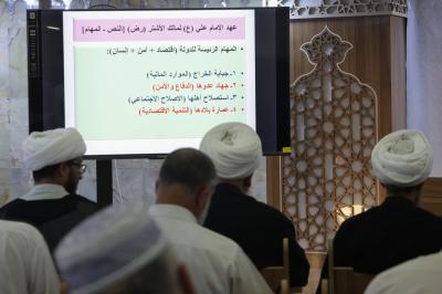 دار علوم نهج البلاغة تقدّم المحاضرة الثامنة ضمن الدورة التخصصية لصناعة الخطاب