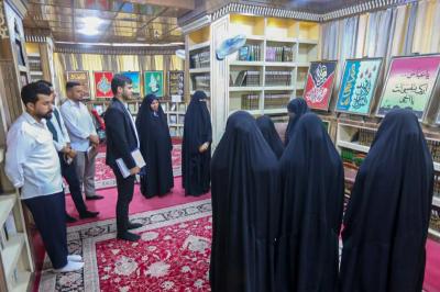 قسم شؤون المعارف يبحث مع وفد جامعة البصرة تعزيز دور الطلبة في إحياء التراث البصري