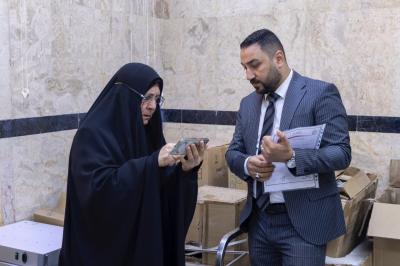 قسم الشؤون الطبية ينظم جولة تعريفية لملاكاته النسوية في مركز السيد جعفر الحلي الصحي