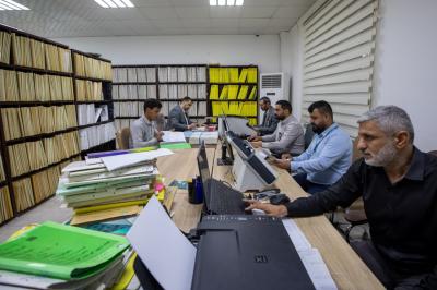 شعبة الشهداء والجرحى توضح إجراءاتها الإدارية في متابعة المعاملات وإنجازها
