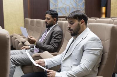 العتبة العباسية المقدسة تباشر إجراء الاختبارات للمشاركين في برنامج عرفاء المنصة