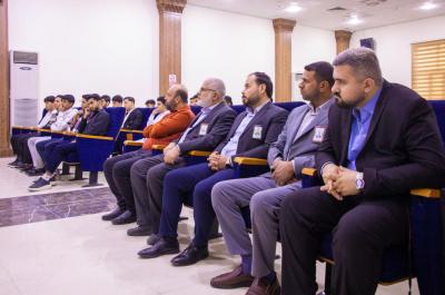 العتبة العباسية المقدسة تنظم جولة تعريفية لوفد من خريجي إعداديات بابل في جامعة العميد