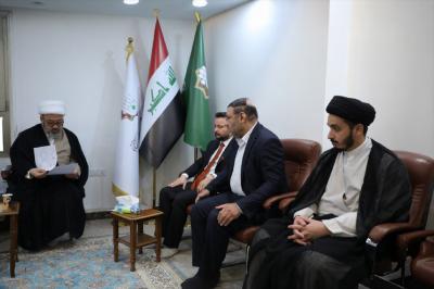 الهيأة العليا وكلية الإمام الكاظم (عليه السلام) تبحثان آفاق التعاون لإحياء ألفية حوزة النجف الأشرف