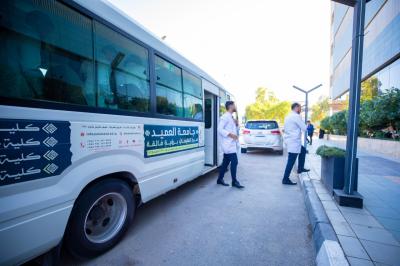 جامعة العميد تنظم زيارة علمية لمركز المجتبى (عليه السلام) لأمراض الدم وزرع نخاع العظم