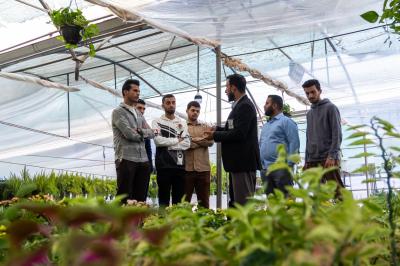 مشاتل الكفيل تستقبل طلبة كلية الزراعة في جامعة كربلاء