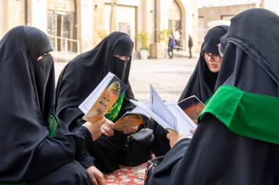 بمشاركة أكثر من 140 طالبة.. شعبة فاطمة بنت أسد تنظّم برنامجًا دينيًا في بغداد