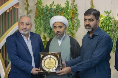وفد العتبة العباسية المقدسة يكرّم قناة GTV الباكستانية لجهودها في تغطية مهرجان السيدة الزهراء (عليها السلام)