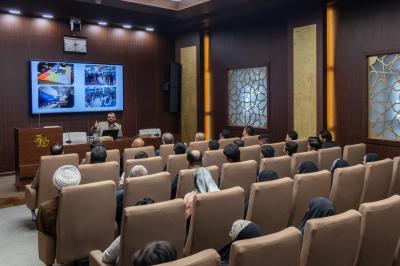 قسم الإعلام ينظم ندوة ثقافية لوفد من جامعة الكوفة