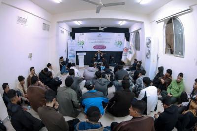 المجمَع العلمي ينظم ندوة ثقافيةً لطلبة الأقسام الداخلية في جامعة كربلاء
