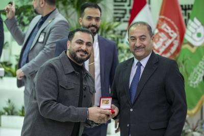 مصوران من العتبة العباسية المقدسة يحرزان مراكز متقدمة في مسابقة (خطوة) الدولية الثالثة