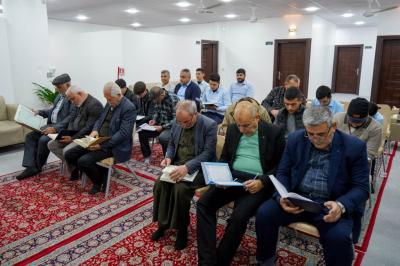 المجمع العلمي يقيم محاضرة متخصِّصة في فنِّ الإقراء بمحافظة صلاح الدين