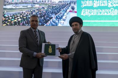 العتبة العباسية المقدسة تكرّم عددًا من ممثلي الجامعات العراقية المشارِكة في حفل التخرج المركزي العاشر