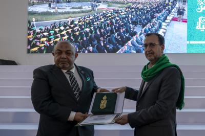 العتبة العباسية المقدسة تكرّم عددًا من ممثلي الجامعات العراقية المشارِكة في حفل التخرج المركزي العاشر