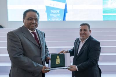 العتبة العباسية المقدسة تكرّم عددًا من ممثلي الجامعات العراقية المشارِكة في حفل التخرج المركزي العاشر