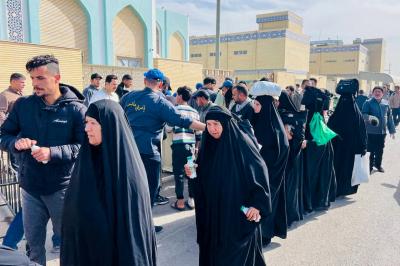 مجمع أبي الفضل العباس (عليه السلام) يختتم خدماته لزائري النصف من شعبان