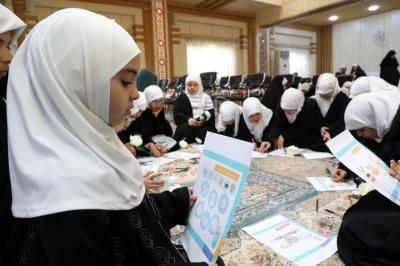 معهد القرآن الكريم النسوي ينظم فعالية الإمام المهدي (عجّل الله فرجه) في عيون الصغار
