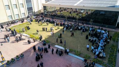 جامعة الكفيل تقيم سوقًا تشجيعيًّا لدعم الأعمال اليدوية والحرفية للطالبات