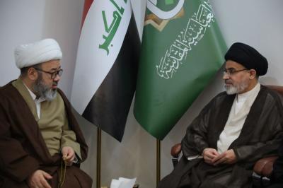 الهيأة العليا تبحث سبل تعزيز التعاون العلمي مع مجمع الإمام الحسين (عليه السلام)