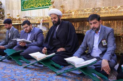 انطلاق الختمة القرآنية المرتلة حفظًا بنسختها الخامسة في مقام الإمام المهدي (عجّل الله فرجه)