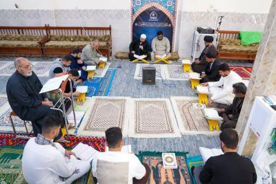 المجمع العلمي يُطلق مسابقة (فرسان التنزيل الفرقية الأولى) ويقيم ختمات قرآنية في محافظة المثنى