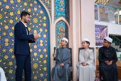 المجمع العلمي يُطلق مسابقة (فرسان التنزيل الفرقية الأولى) ويقيم ختمات قرآنية في محافظة المثنى