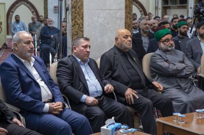 أستاذ الحوزة العلمية العلّامة السيد أحمد الصافي يُلقي المحاضرة العلمية الأولى في شرح دعاء أبي حمزة الثمالي