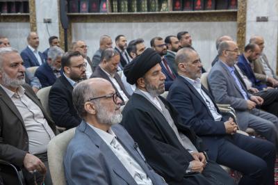 أستاذ الحوزة العلمية العلّامة السيد أحمد الصافي يُلقي المحاضرة العلمية الأولى في شرح دعاء أبي حمزة الثمالي