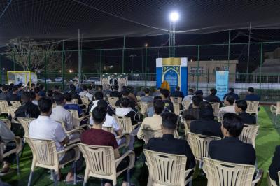 قسم العلاقات يقيم أمسية رمضانية ثقافية لطلبة الأقسام الداخلية في جامعة كربلاء