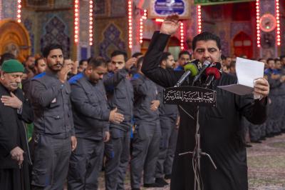 خدمة العتبتين المقدستين يحيون ذكرى شهادة الإمام علي (عليه السلام) عبر موكب عزاء موحد