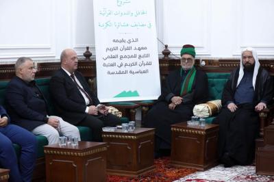المجمع العلمي ينظّم محاضرةً قرآنية في أحد مضايف عشائر كربلاء