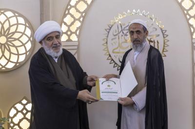المجمَع العلمي يختتم الختمة القرآنية الرمضانية التعليمية في مقام الإمام المهدي (عجّل الله فرجه)