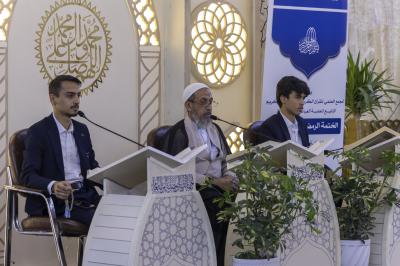 المجمَع العلمي يختتم الختمة القرآنية الرمضانية التعليمية في مقام الإمام المهدي (عجّل الله فرجه)