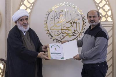 المجمَع العلمي يختتم الختمة القرآنية الرمضانية التعليمية في مقام الإمام المهدي (عجّل الله فرجه)
