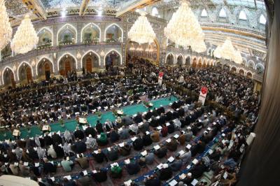 العتبة العباسية المقدسة تسدل الستار على الختمة القرآنية الرمضانية المركزية المرتّلة